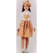 Butik Kız Çocuk Kapitone Şapkalı Alt Üst Takım