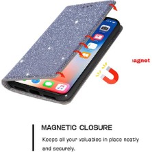 YH Mall Samsung Galaxy A05 Flip Case Cüzdan Manyetik Kapatma Için Glitter Flip Case (Yurt Dışından)