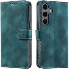 YH Mall Samsung Galaxy S24 Fe Pu Deri Kickstand Manyetik Cüzdan Için Flip Case (Yurt Dışından)