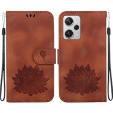 YH Mall Redmi Not 12 Için Flip Case Pro Artı 5g Manyetik Kickstand Kabartma (Yurt Dışından)