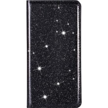 YH Mall IPhone 14 Için Glitter Flip Case Pro Manyetik Kapatma Pu Deri Kart Çevirme (Yurt Dışından)