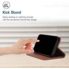 YH Mall Poco M6 4g Pu Deri Cüzdan Kickstand Kart Için Flip Case (Yurt Dışından)