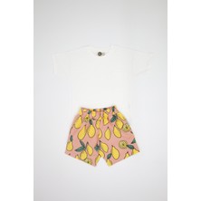 RG Brand Kız / Erkek Çocuk Deniz Şortu - Tişört 2'li Takım_RG1598