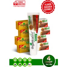 Organicadent Misvaklı Doğal Diş Macunu (4'lü Paket)