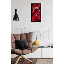 Dalgalı Türk Bayrağı PixArt Sanat Elmas Mozaik Diamond Türkiye 40*60