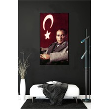 Atatürk ve Bayrak PixArt Sanat Elmas Mozaik Diamond Türkiye 40*60