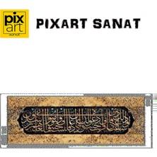 Bakara Suresi 186. Ayet PixArt Sanat Elmas Mozaik Tablo Diamond Türkiye 92*33