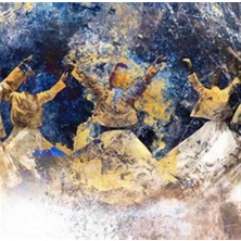 Semazenler Pixart Sanat Elmas Mozaik Tablo Diamond Türkiye  47*47