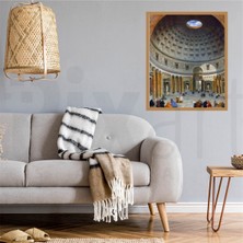 Giovanni Paolo Pannini - Pantheon'un İçi, Roma PixArt Sanat Elmas Mozaik Tablo Diamond Türkiye 40*60