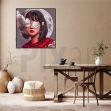 PixArt Gozumde Bulutlar 48 x 68 Elmas Mozaik Tablo