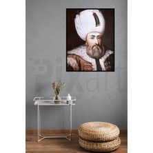 Pix Art Sanat Kanuni Sultan Süleyman Pixart Sanat  Elmas Mozaik Tablo Diamond Türkiye 45 x 60 cm