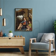 Pix Art Sanat Leonardo Da Vinci Kayalıklar Pixart Sanat Elmas Mozaik Tablo Diamond Türkiye 46 x 61 cm