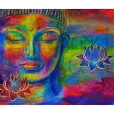Pix Art Sanat Buda Tablo Pixart Sanat Elmas Mozaik Tablo Diamond Türkiye 46 x 69 cm