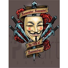 Pix Art Sanat ve For Vendetta  Pixart Sanat Elmas Mozaik Tablo Diamond Türkiye 48 x 66 cm