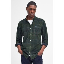 Barbour Blair Tailored Tartan Cord Gömlek TN11 Classic Tartan