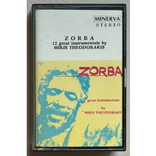 Minerva Mikis Theodorakis Zorba 12 Great Instrumentals By Mikis Theodorakis Kaset (Orjinal Dönem Baskı Kaset)