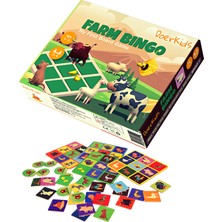 DoerKids Farm Bingo – Çiftlik Temalı Çocuk Tombalası - Tombala 2-6 Yaş