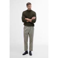 Barbour Holden Half Zip Knitted Kazak OL91 Olıve Marl