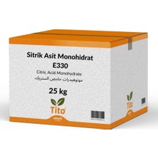 Tito Sitrik Asit Monohidrat E330 25 kg