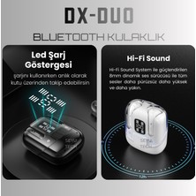 Seyutech Dx-Duo Bluetooth Kulaklık Gürültü Engelleme&şeffaf Mod Ios ve Android Tüm Telefonlarauyumlu