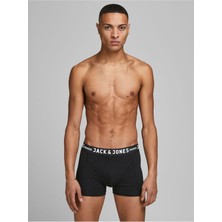 Jack & Jones Sense Erkek 3 Lü Set Siyah Boxer 12081832 SS v1