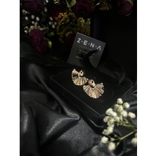 Zena Accessories Parma Rose Çelik Küpe