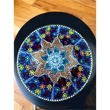 Qtahya Home 25 cm Meyve Kasesi Otantik Çini Desen Dantel Kase