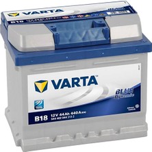 Varta Blue Dynamic B18 Kare Tip 12 V 44 Ah 440 A(En) Akü