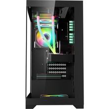 Xaser XSR840 I5 12400F 16GB Ram 512GB M.2 Nvme SSD 8gb RTX4060 27"curved 180Hz Sıvı Soğutma Oyun Bilgisayarı