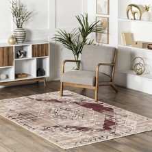 Pastel Home Anti-Alerjik Yıkanabilir Şönil Halı Kilim Eskitme, Modern Desen Oturma Odası, Salon, Çocuk Odası, Mutfak, Koridor Halısı, Yolluk