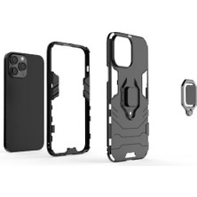 Manyi Mall Halka Araba Montaj Kickstand Durumda IPhone 13 Pro Max Metal Halka Tutucu (Yurt Dışından)