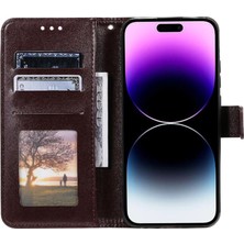 Mays Home1 IPhone 16 Için Flip Case Pro Kickstand Cüzdan Kılıf Totem Kabartma Pu (Yurt Dışından)