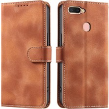 Mays Home1 Oppo A12S/A11K Kickstand Manyetik Bilek Kayışı Pu Deri Için Flip Case (Yurt Dışından)