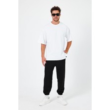 Alexander Gardi Alexandergardı Yırtmaçlı Basic Oversize T-Shirt (UN-70418)