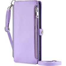 Mays Home1 IPhone 12/12 Pro Için Crossbody Durumda Cüzdan Rfıd Engelleme Fermuar 9 (Yurt Dışından)