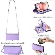 Mays Home1 IPhone 12/12 Pro Için Crossbody Durumda Cüzdan Rfıd Engelleme Fermuar 9 (Yurt Dışından)