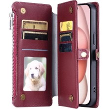 Mays Home1 IPhone 12/12 Pro Için Crossbody Durumda Cüzdan Rfıd Engelleme Fermuar 9 (Yurt Dışından)