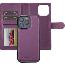 Manyi Mall IPhone 16 Için Flip Case Pro Max Ayrılabilir 2 1 Cüzdan Kılıf Kickstand Pu (Yurt Dışından)