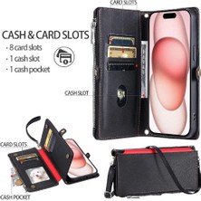 Mays Home1 IPhone Xr Uzun Kordon Rfıd Engelleme Durumda Cüzdan 9 Için Crossbody Durumda (Yurt Dışından)