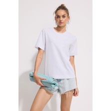 Babokah Premium Pamuk Basic Tshirt Kadın