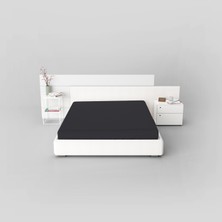 Valhalla Premium Siyah 90X200 Tek Kişilik Lastikli Penye Çarşaf