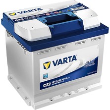 Varta Blue Dynamic C22 12 V 52 Ah 470 A(En) Akü