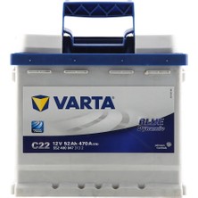 Varta Blue Dynamic C22 12 V 52 Ah 470 A(En) Akü