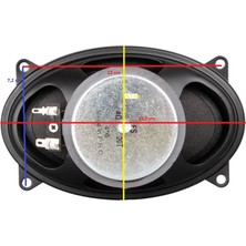 Fullsound Oto Hoparlör Oval 4x6 200W 2ADET Orjina Fullsound K-1420T