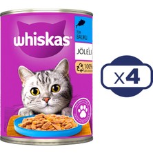 Whiskas Ton Balıklı Kedi Konserve 400 gr x 4 Adet