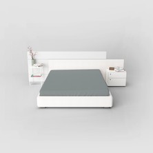 Valhalla Premium Yeşil 160X200 Çift Kişilik Lastikli Penye Çarşaf