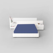 Valhalla Premium Lacivert 90X200 Tek Kişilik Lastikli Penye Çarşaf