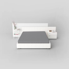 Valhalla Premium Gri 90X200 Tek Kişilik Lastikli Penye Çarşaf