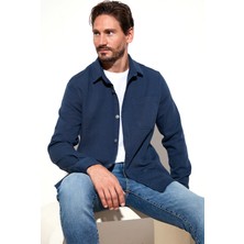 Buratti Pamuklu Tek Cepli Regular Fit Gömlek Erkek Gömlek CF25W129140