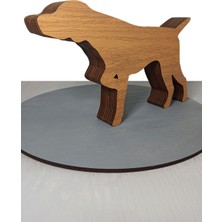 Wood-X Ahşap Mdf Çok Katmanlı Av Köpeği Dekoratif Obje